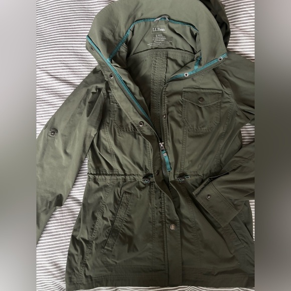 L.L. Bean Forest Green Outdoorsy Utility Fisherman Jacket, size Small - Picture 10 of 15